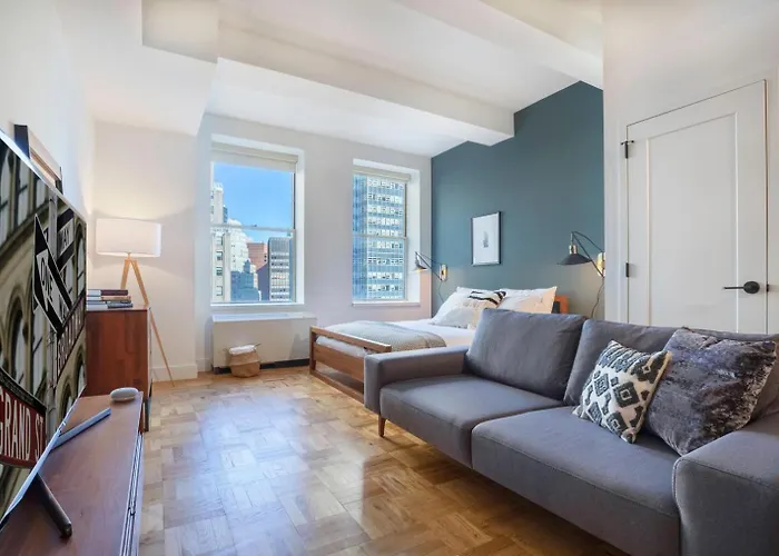 Fetching Fidi Studio In Luxury Building Nyc-227